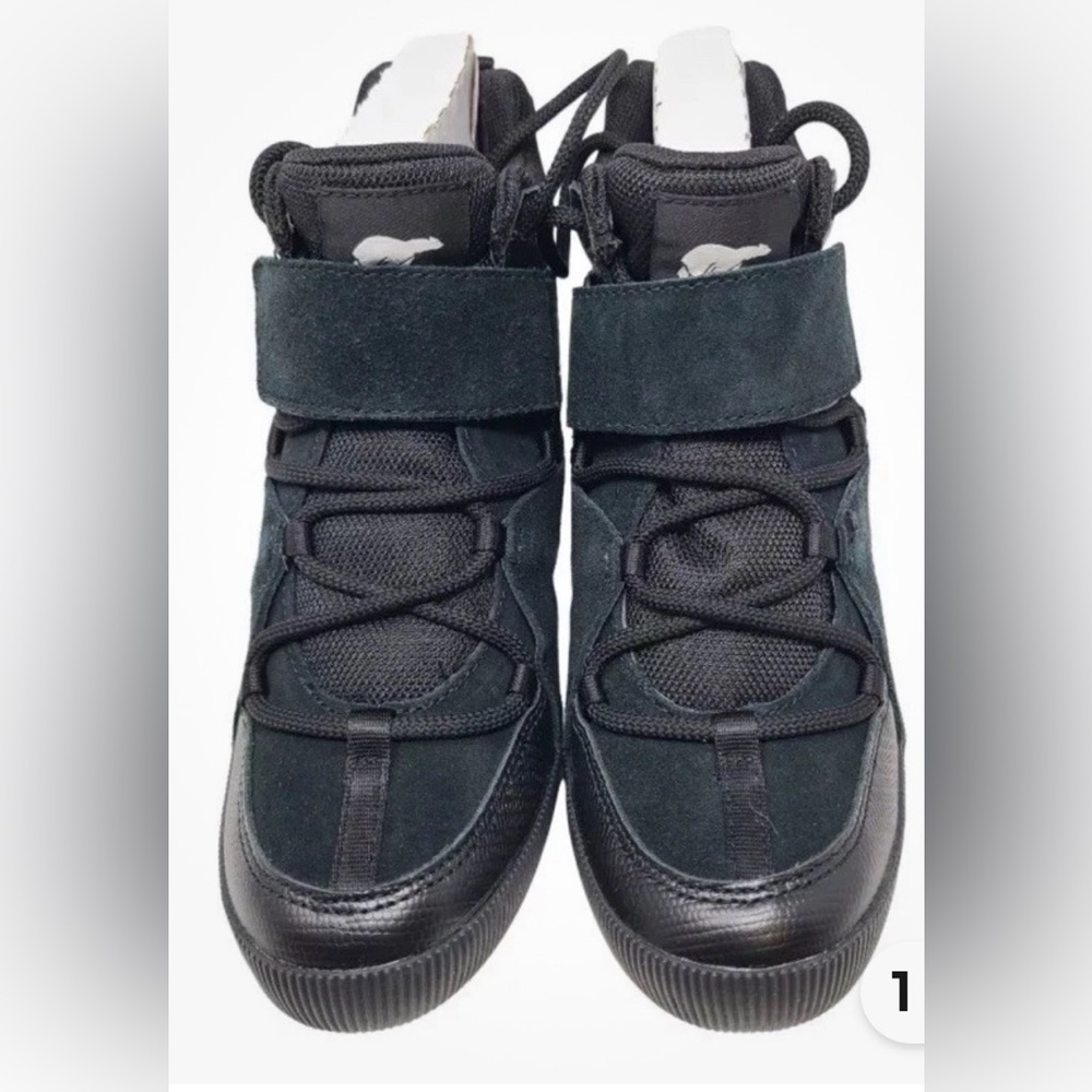 Black High-Top Sneakers